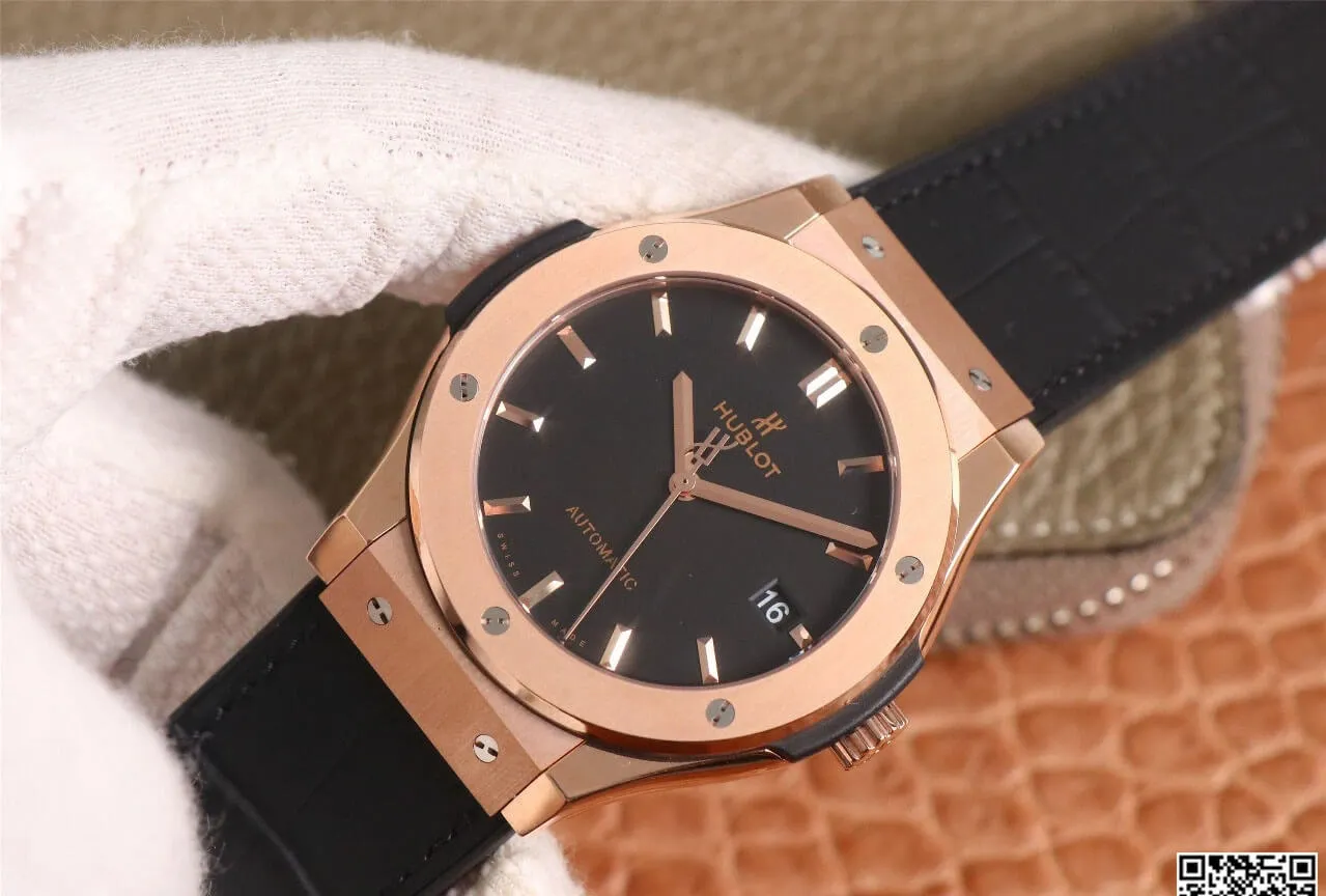Hublot Classic Fusion 511.OX.1181.LR WWF Factory 1:1 Best Edition Replica Watch Black Dial